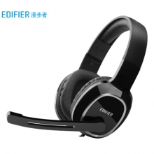 漫步者 （EDIFIER） USB K815 耳麦 头戴式电脑耳机听力对话耳机 黑色