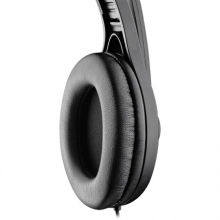 漫步者（EDIFIER）K800 头戴式耳机 电脑耳机耳麦办公教育 黑色双插头