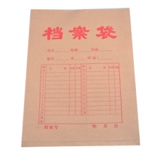 国产 牛皮纸档案袋 ZB-20/1811A A4 200G