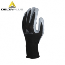 代尔塔 201715 丁腈涂层精细操作手套(VE712)黑色(单位：双)