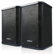 狮乐(SHILE）专业音响 BX-101 6.5寸 内置二分频 尺寸:217*190*320mm 重量:6KG/对 不含安装和支架 黑色 一对