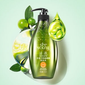 滋源无患子洗发水 无硅油控油清爽洗发露洗头膏535ml（补水控油 清爽蓬松 男女士 油性）