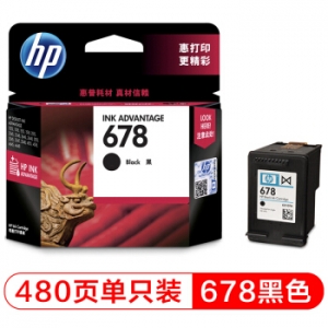 惠普（HP）CZ107AA 678黑色墨盒（适用HP Deskjet1018/2515/1518/4648/3515/2548/2648/3548/4518）