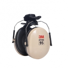 3M 轻薄型防噪音耳罩PELTORTMH6P3E挂安全帽式 适用于95dBA的噪声环境中 订制