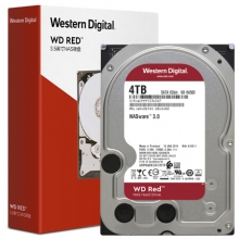 西部数据(WD)红盘 4TB SATA6Gb/s 256M 网络储存(NAS)硬盘(WD40EFAX)