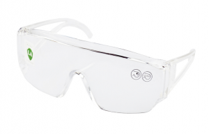 代尔塔（Deltaplus）101114护目镜 访客防护眼镜防刮擦防风眼镜 五副装 定做