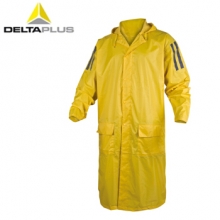 代尔塔雨衣 户外工作服 防水防雨防风透气连体雨衣 407007 黄色 M
