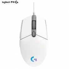 罗技 G102 有线鼠标 白色