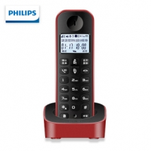 飞利浦 DCTG160 无绳电话机 单机 红色