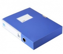 得力(deli) 5683 ABA系列A4/55mm档案盒 蓝色 单只装
