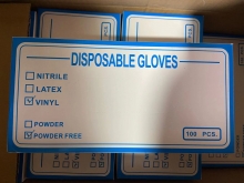 国产 一次性PVC手套（型号：请备注）50副/盒