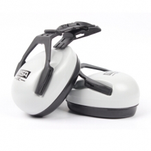 梅思安（MSA）SOR10012 卓越型头盔式防噪音耳罩 1副 白色 均码