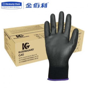 金佰利 劲卫（Kleenguard）G40 通用手套 黑色 9码 12副/1包*5/箱 1箱装