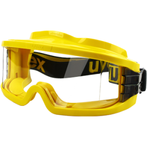 UVEX   9301613黄色眼罩 防尘防风沙防风眼镜劳保 耐高温眼镜 消防护目镜 防烟眼罩