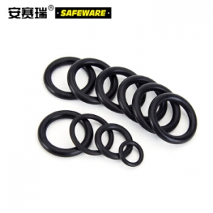 安赛瑞 氟胶o型圈密封圈GB1235-76o型圈 FKM氟橡胶密封胶圈 黑色 外径15*2mm（100个装） 22098