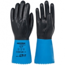 东亚手套  SR303 L 氯丁防化手套防有机溶剂耐撕裂防油抗强酸碱工业实验室手套