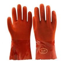 东亚 880型耐磨手套  加厚耐油耐磨耐酸碱工业浸塑防护劳保手套(10副) XL