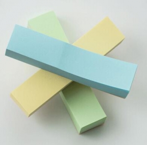 晨光 M＆G 优事贴三分条自粘便条纸 YS-12 76*17mm*3 (黄色、绿色、蓝色) 100页/条 3条/包