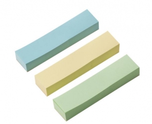 晨光 M＆G 优事贴三分条自粘便条纸 YS-12 76*17mm*3 (黄色、绿色、蓝色) 100页/条 3条/包