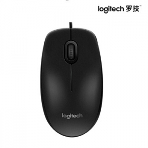 罗技 Logitech 有线鼠标 M90 (黑色)