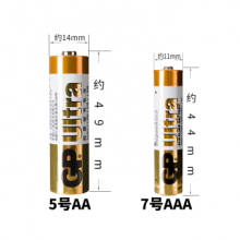 超霸 GP 碱性电池 15AU-2IL6 5号  5节/卡