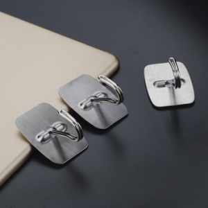 宜洁 不锈钢方形挂钩 Y-9515  3只/包