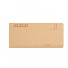 国产 中式牛皮纸信封 ZL 6号 230*120mm 80g  100个/包