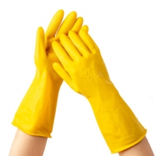 南洋 牛筋乳胶手套 黄色 加厚型 中号  200双/箱