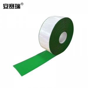 安赛瑞 重载型反光划线胶带（绿）5cm×20m 耐磨损反光地面标线胶带