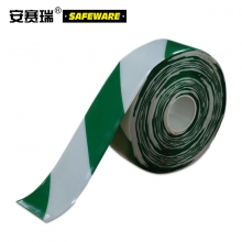 安赛瑞 11759重载型划线胶带（绿/白）6S管理划线胶带 耐磨标示胶带 10cm×30m