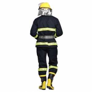 谋福86273C认证消防服套阻燃灭火防护服尺寸:170单独服装(套)
