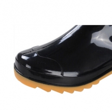 谋福 CNMF 8422 雨靴 橡胶鞋 防水防滑 黑色 高筒靴 43码