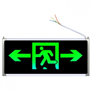 谋福CNMF 1*3W安全出口消防指示灯LED （双面双方向）80786（只）