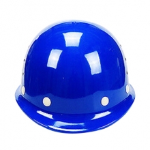 谋福 CNMF8038-5 盔式透气安全帽 抗冲击工地工程工业建筑防砸安全帽 蓝色（顶）