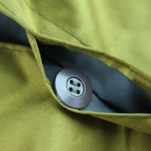 谋福 CNMF 80182 连体式加厚帆布雨衣大褂 男女通用款 连体军绿色 均码（单位：件）