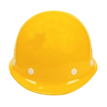 谋福 CNMF8038-1 盔式透气安全帽 抗冲击工地建筑防砸安全帽 黄色