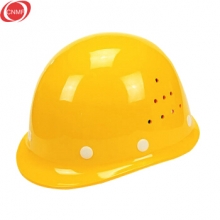谋福 CNMF8038-1 盔式透气安全帽 抗冲击工地建筑防砸安全帽 黄色