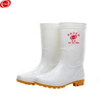 谋福CNMF186白色食品卫生鞋靴 耐油耐酸碱劳保防护雨鞋水鞋雨靴水靴 35-45码（单位：双）