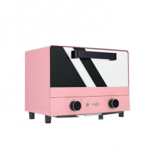 乐扣LOCK&LOCK   EJO427PIK  家用多功能迷你电烤箱智能小型烘焙烤箱 粉红色