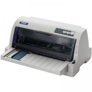 爱普生(Epson) LQ-735KII 82列平推票据针式打印机 （针式 票据打印机 黑白 A4）
