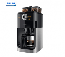 飞利浦（PHILIPS）咖啡机 家用全自动双豆槽自动磨豆预约功能咖啡壶 HD7762/00