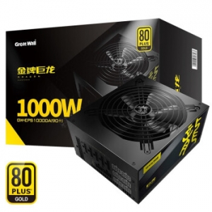 长城（GreatWall）电源 全模组/固态电容 金牌巨龙1000W 1000DA 90+