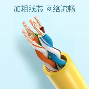 绿联（UGREEN）超五类网线 Cat5e超5类成品网线 非屏蔽八芯8芯双绞跳线5米 11233