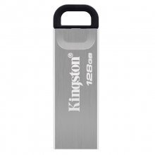金士顿（Kingston）128GB USB 3.2 Gen 1 U盘 DTKN 金属外壳 读速200MB/s DTKN/128GB