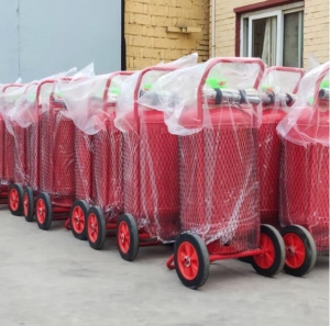 华消 HX-50KG 推车式干粉灭火器50KG