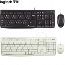 罗技（Logitech）  MK120 有线鼠标键盘套装 USB接口 (黑色)