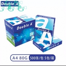 Double A4A3复印纸打印纸草稿纸白纸 整箱装 80克B5 1包/500张（ZX）